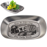 Stainless Steel Multi-purpose Tray Fruit Bowl Dessert Plate , Ship